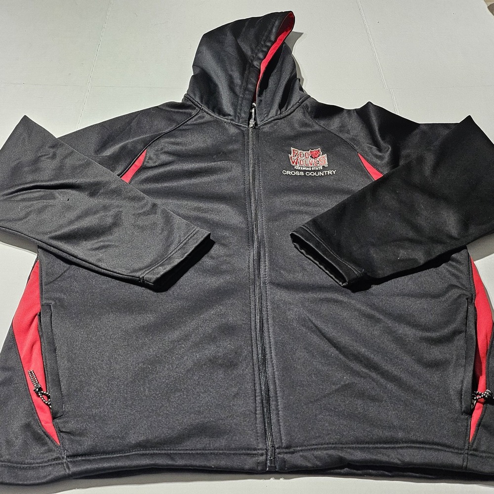 Holloway Full Zip‎ Jacket Arkansas Red Wolves Cross Country ASU Team Women's 2XL